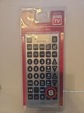 Entry Sentry Really Big Universal Remote - Silver and Black
